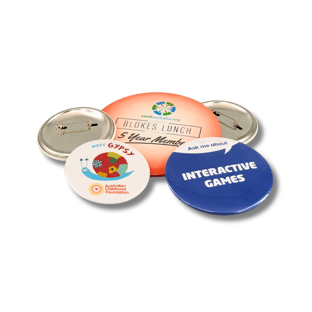 Button Pin Badges