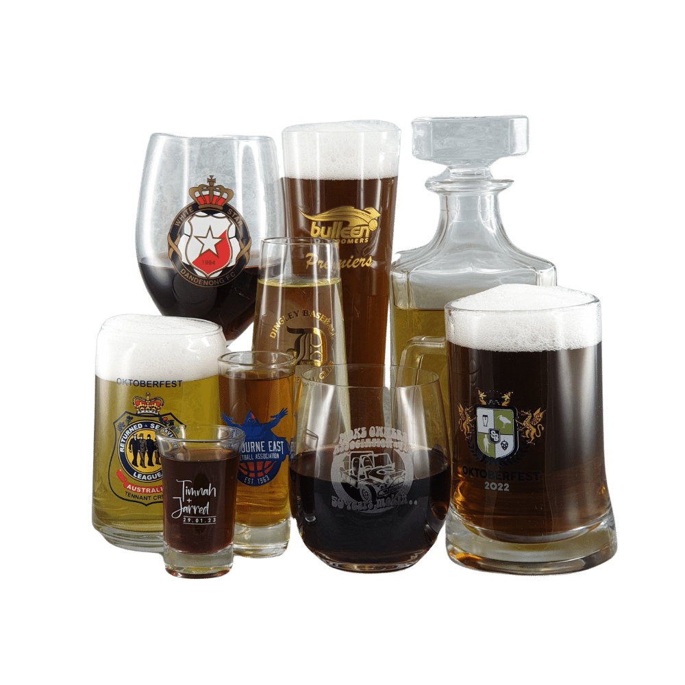 personalised glassware abc2000
