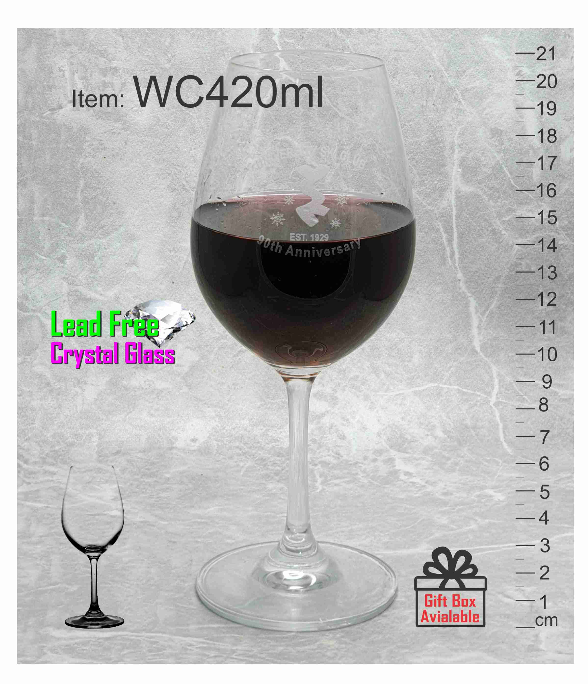 laser etched logo wine drinking drink water cup glass event festival