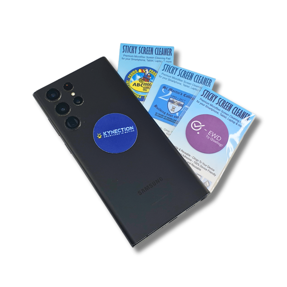 Mobile Screen Microfiber Cleaner Sticker Pad