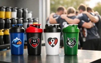 Custom Shaker Bottles Bulk for Events and Teams